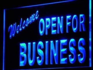 Welcome - Open for Business