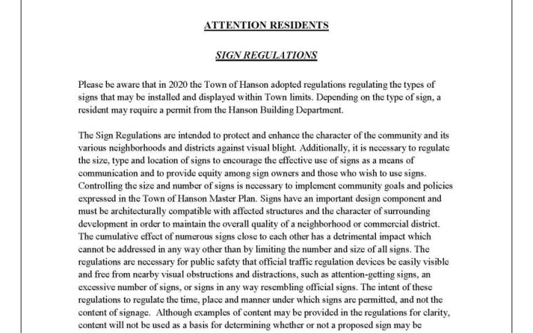 Sign Notice 08.01.25 Sign notice Planning